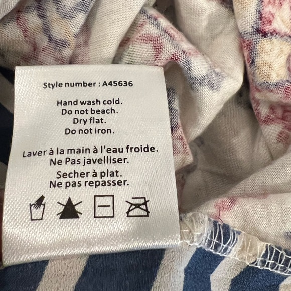 ANTHROPOLOGIE ONE SEPTEMBER - pattern tank top, size XS, super cute & worn once - Picture 5 of 6